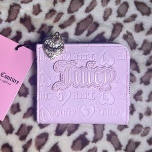 Juicy Couture Pink Wallet Card Holder